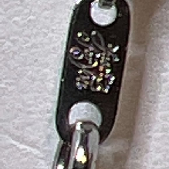 Just for You Silver Tone And Black Beaded Necklace 22" (3894) - Picture 6 of 6